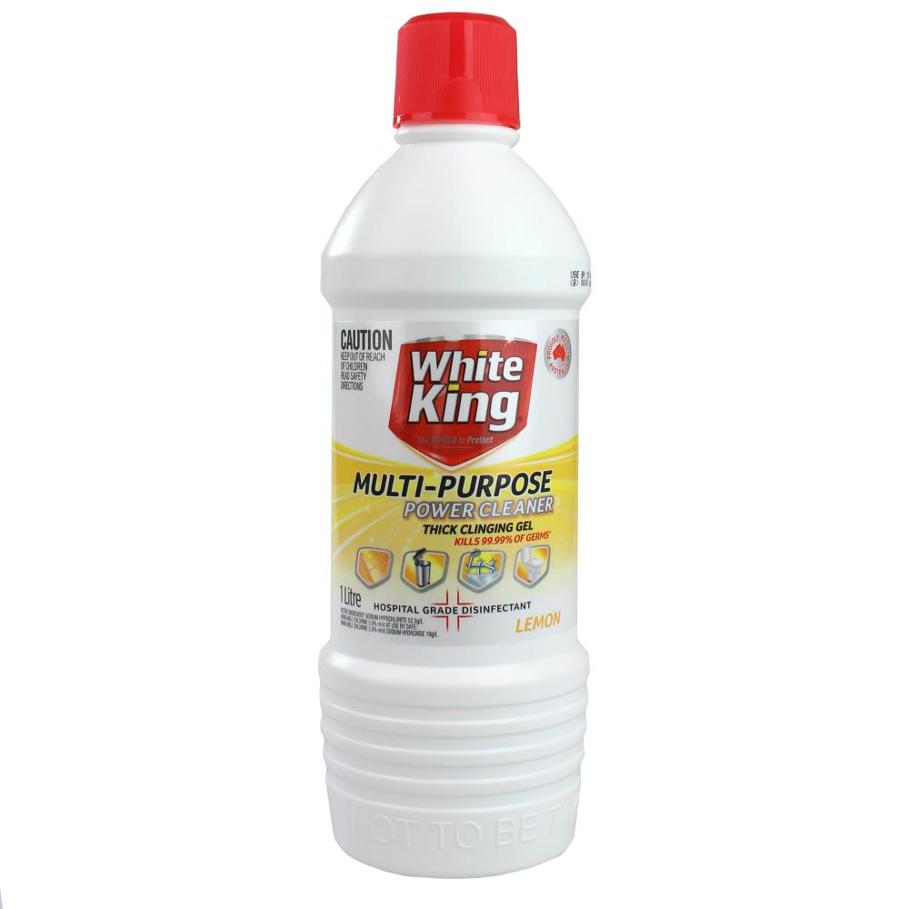 White King 1L Multi - Purpose Power Cleaner Thick Clinging Gel Lemon
