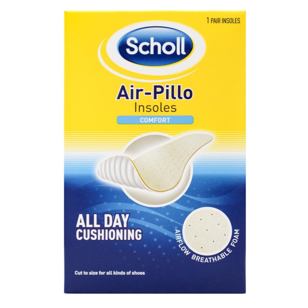 Scholl 1 Pair Air-Pillo Insoles Comfort