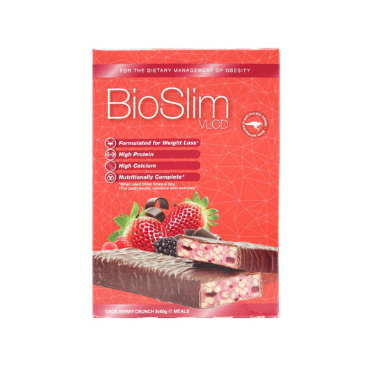 Bioslim Pk5 X 60G Choc Berry Crunch Bar