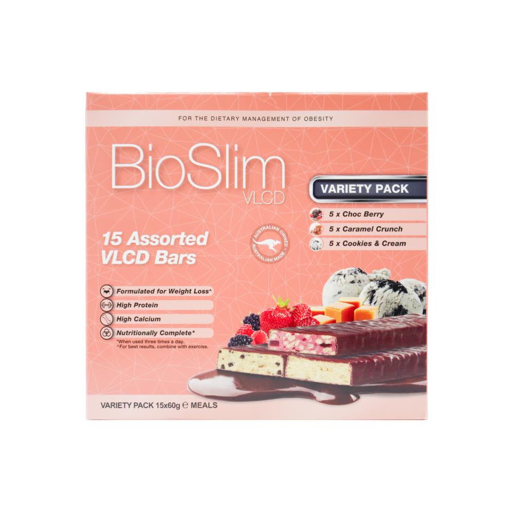Bioslim Pk15 X 60G Assorted Variety Pack Bars