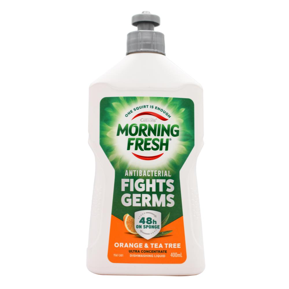 Morning Fresh 400Ml Dishwashing Liquid Ultra Concentrate Antibacterial Orange & Tea Tree