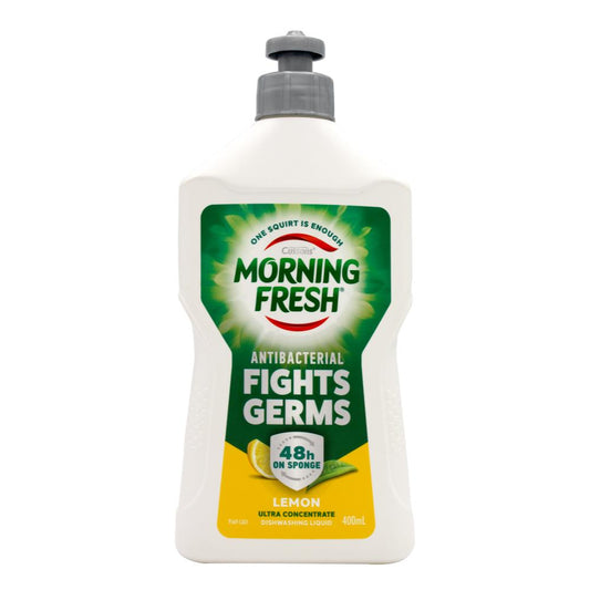 Morning Fresh 400Ml Dishwashing Liquid Antibacterial Ultra Concentrate Lemon