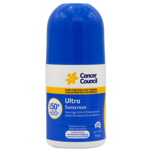 Cancer Council 75Ml Ultra Sunscreen Spf50+