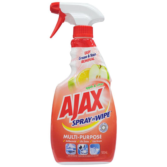 Ajax 500Ml Spray N Wipe Trigger Apple & Citrus
