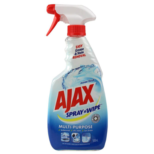 Ajax 500Ml Spray N Wipe Trigger Ocean Fresh