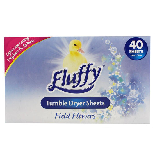 Fluffy Pk40 Tumble Dryer Sheets Field Flowers