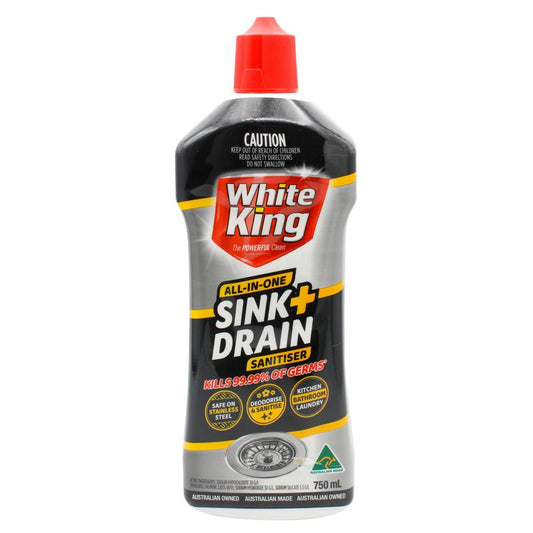 White King 750Ml Sink + Drain Sanitiser