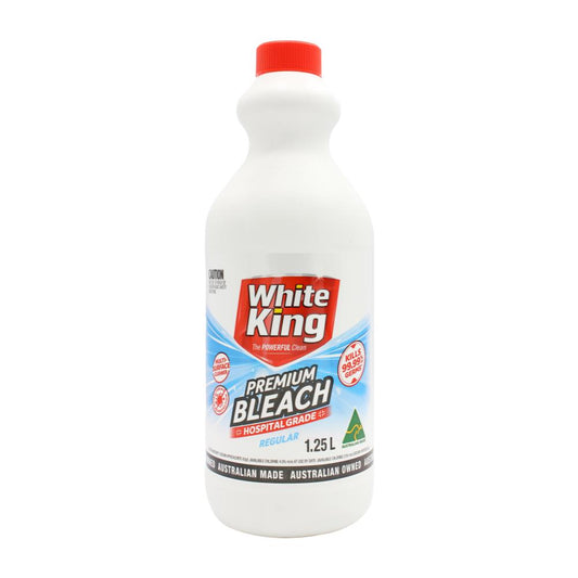 White King 1.25L Premium Bleach Regular