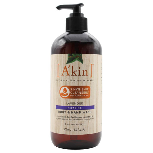 Akin 500Ml Body & Hand Wash Lavender Relaxing