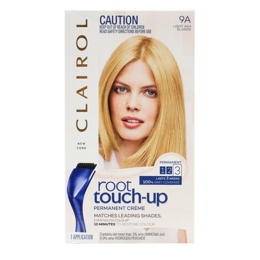 Clairol Root Touch-Up Permanent Creme Hair Colour 9A Light Ash Blonde