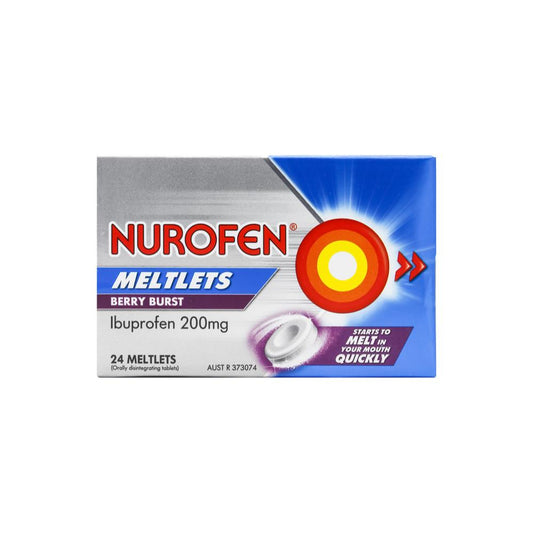 Nurofen Pk24 Meltlets Berry Burst Ibuprofen 200Mg