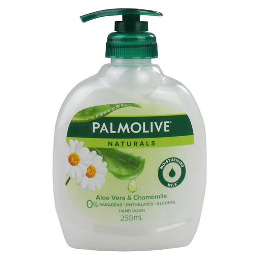 Palmolive 250Ml Natural Handwash Softening Aloe Vera & Chamomile Pump