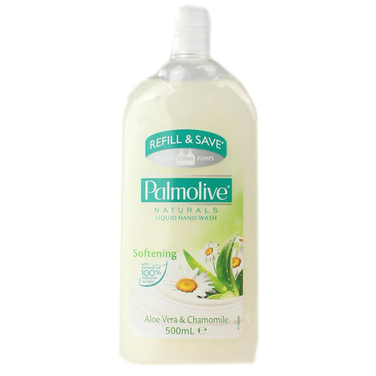 Palmolive 500Ml Hand Wash Refill Softening Aloe Vera & Chamomile