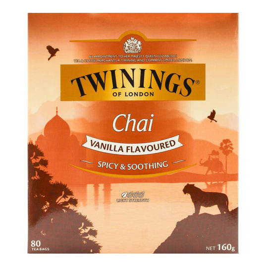 Twinings Pk80 Chai Vanilla Flavoured Spicy & Soothing