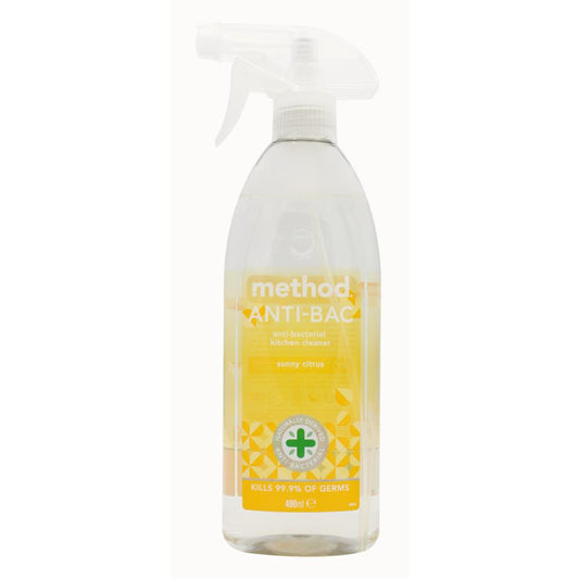 Method 490Ml Anti-Bacterial Kitchen Cleaner Sunny Citrus