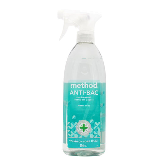Method 490Ml Anti-Bacterial Bathroom Cleaner Water Mint