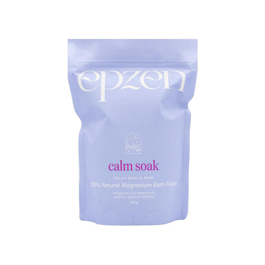 Epzen 500G Calm Soak Relax Body & Mind 100% Natural Magnesium Bath Flakes