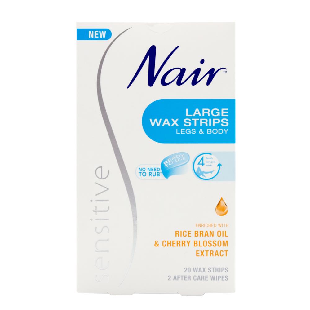 Nair Pk20 Large Wax Strips Legs & Body