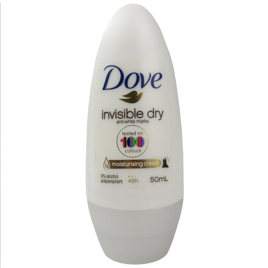Dove 50Ml Deodorant Roll On Invisible Dry Anti - White Marks