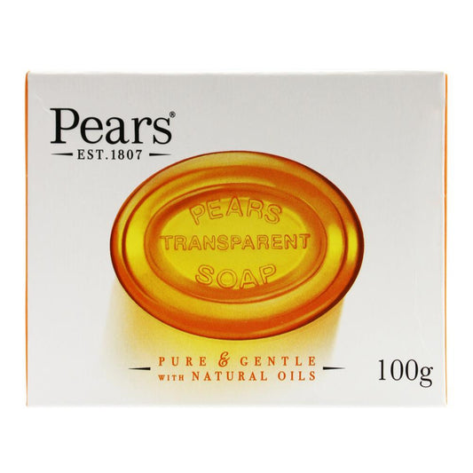 Pears 100G Transparent Soap Bar Pure & Gentle With Natural Oils