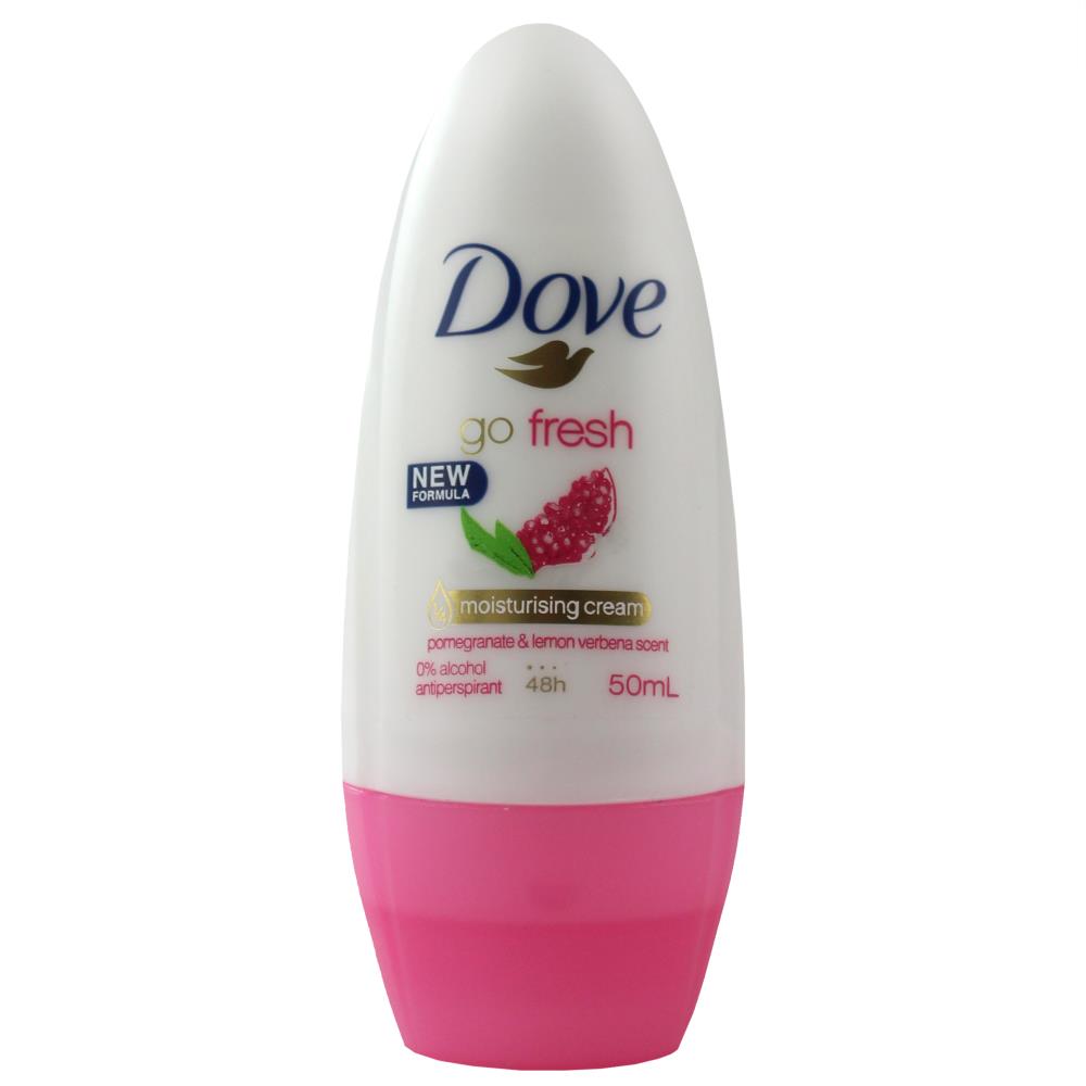 Dove 50Ml Deodorant Roll On Go Fresh Pomegranate & Lemon Verbena