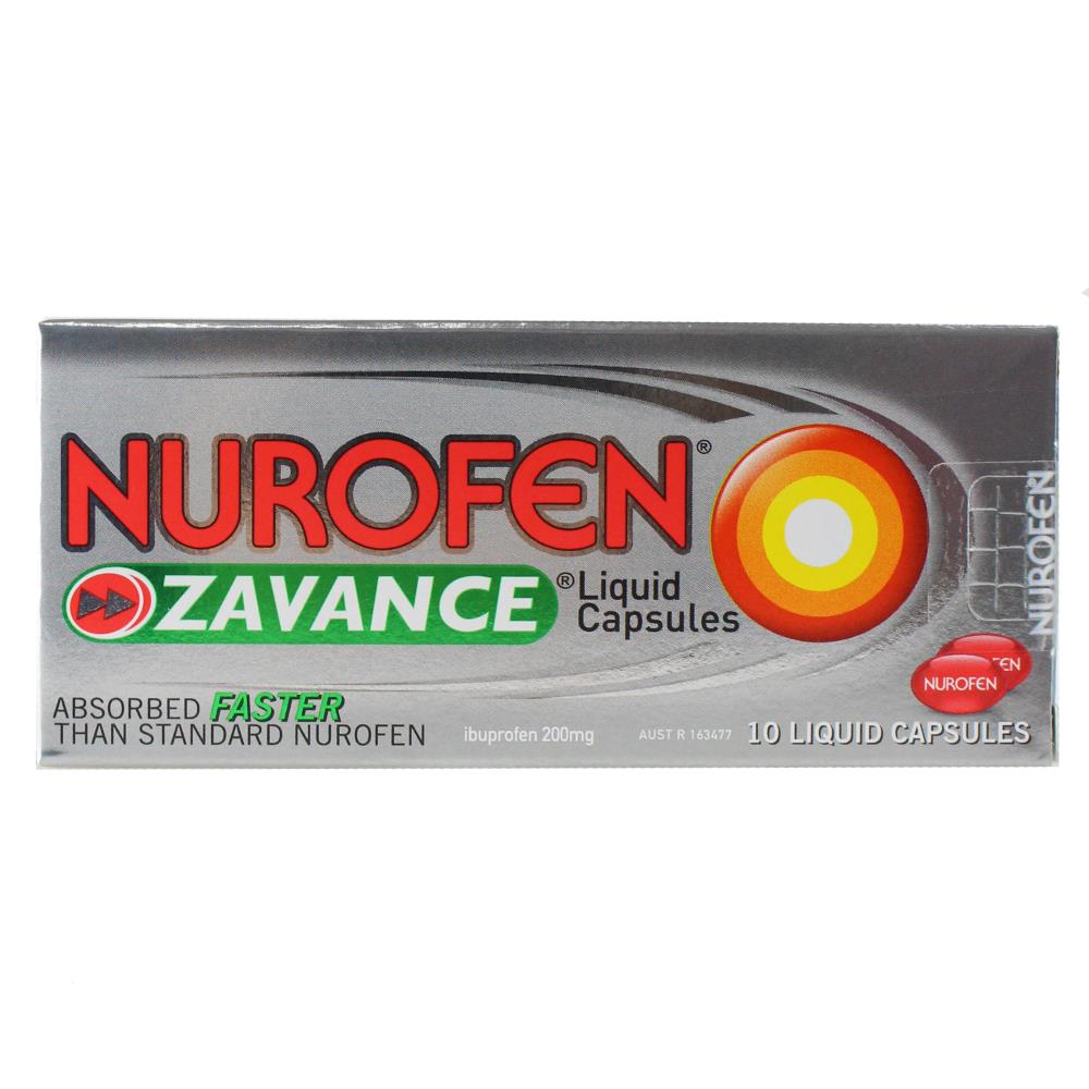 Nurofen Pk10 X 200Mg Capsules Targeted Relief From Pain