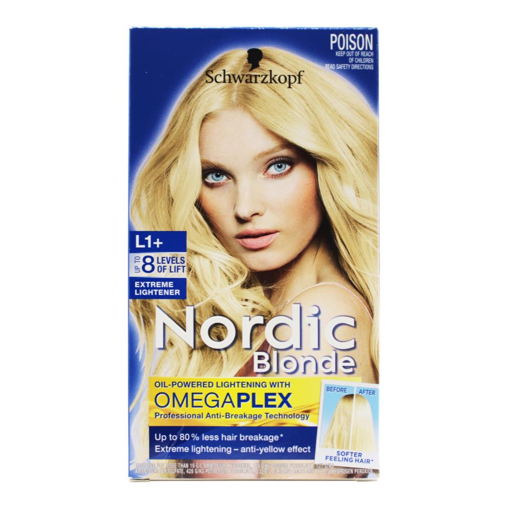 Schwarzkopf Nordic Blonde Permanent Hair Colour L1+ Extreme Lightener