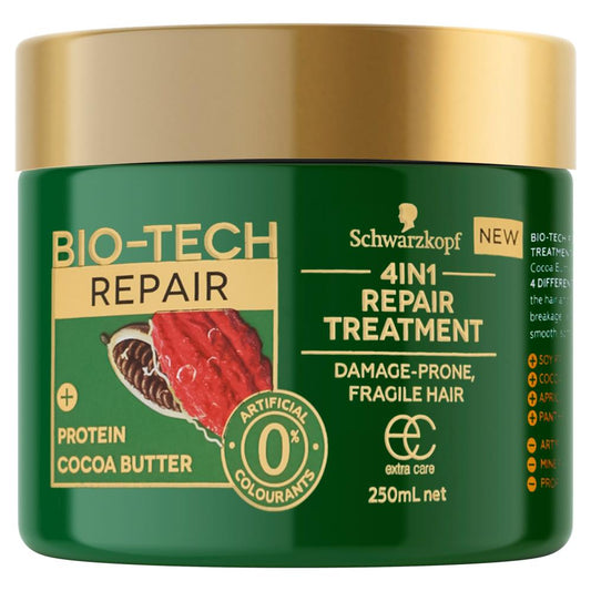 Schwarzkopf 250Ml Bio-Tech 4-In-1 Repair Treatment Cocoa Butter