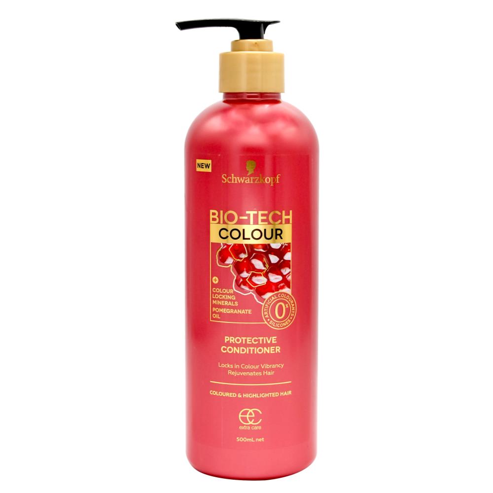 Schwarzkopf 500Ml Bio-Tech Conditioner Color + Colour Locking Minerals Pomegrante Oil