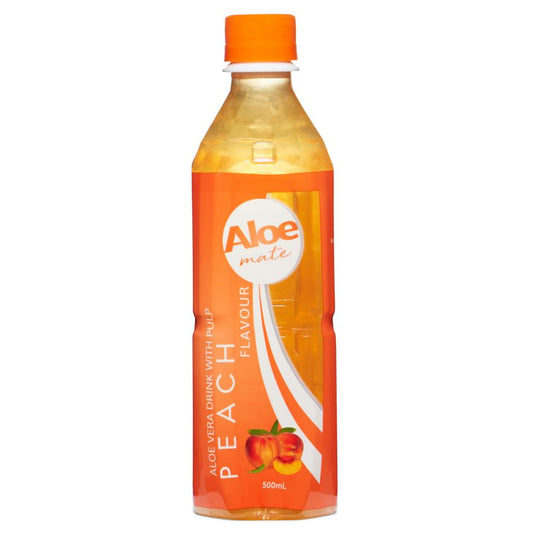 Aloe Mate 500Ml Aloe Vera Drink Peach