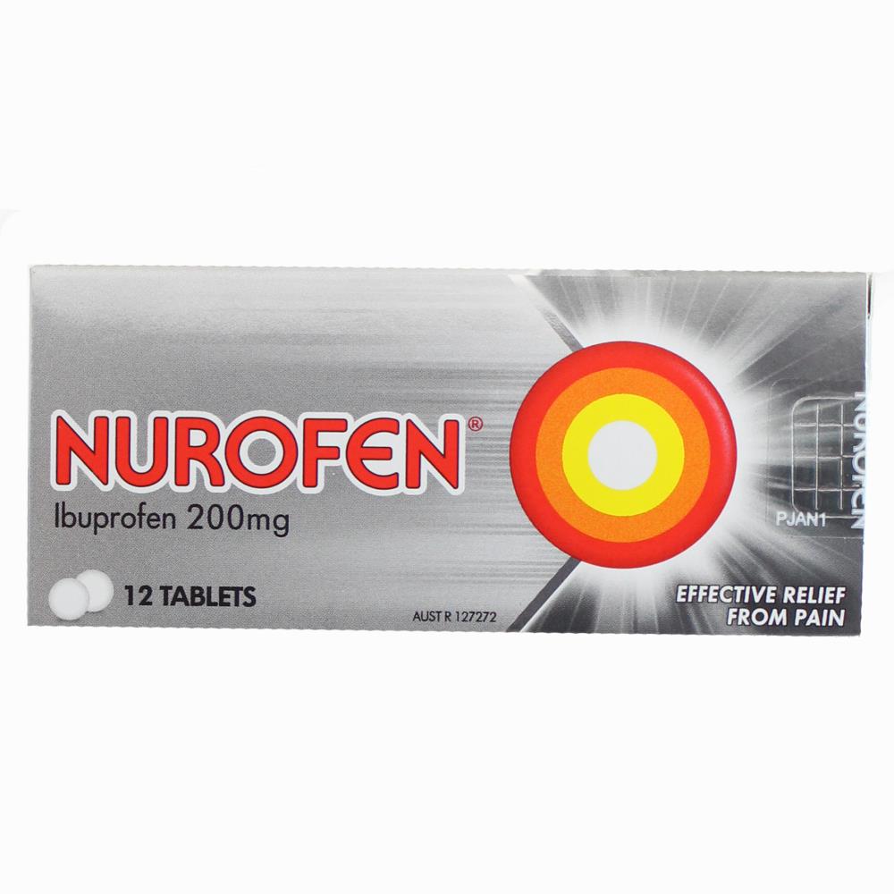 Nurofen Pk12 X 200Mg Tablets Targeted Relief From Pain