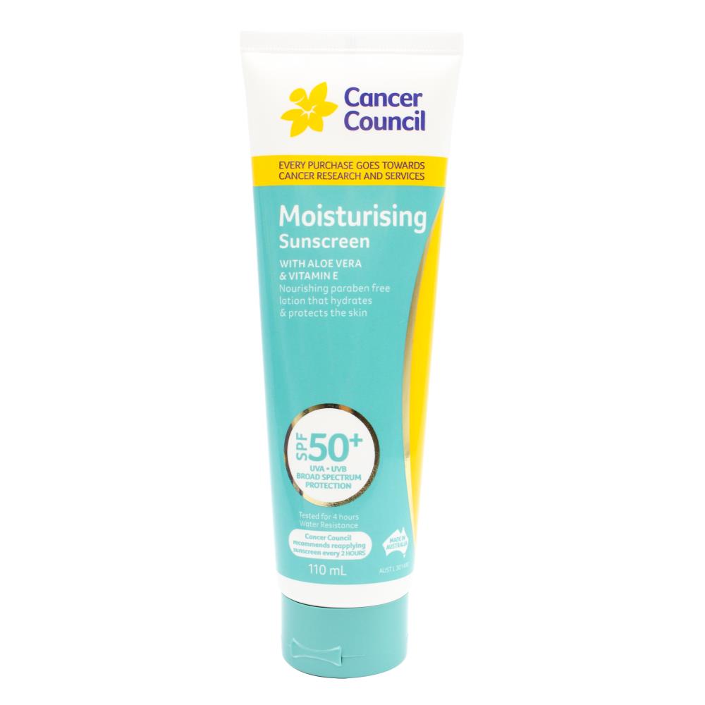 Cancer Council 110Ml Moisturising Sunscreen Spf50+ – Best-Before