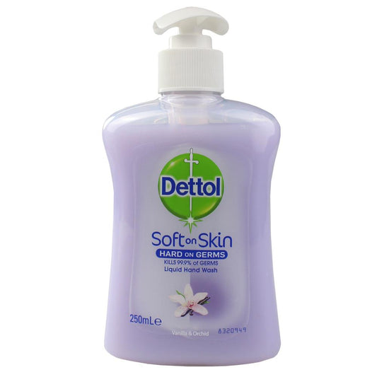Dettol 250Ml Soft On Skin Liquid Hand Wash Vanilla & Orchid