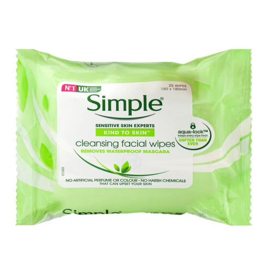 Simple Pk25 Cleansing Facial Wipes
