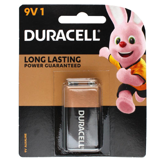Duracell 9V Pk1 Alkaline Batteries