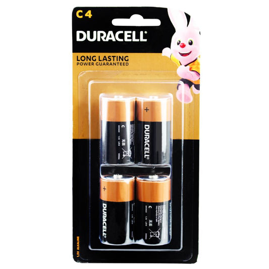 Duracell C Pk4 Alkaline Batteries
