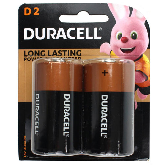 Duracell D Pk2 Alkaline Batteries