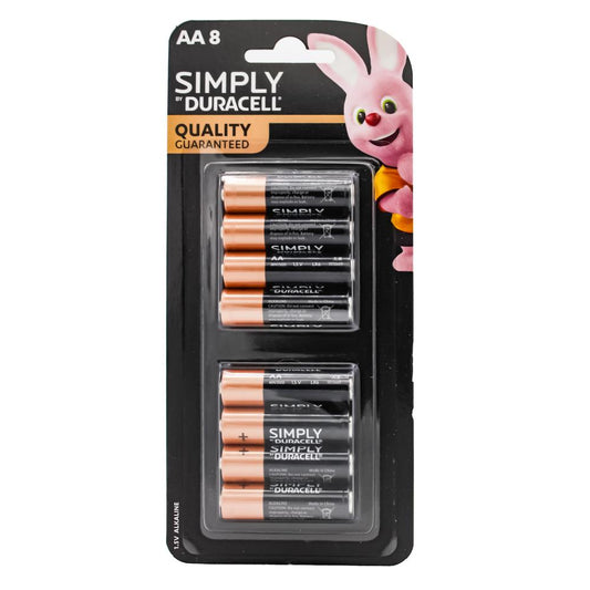 Duracell Pk8 Aa Simply Batteries