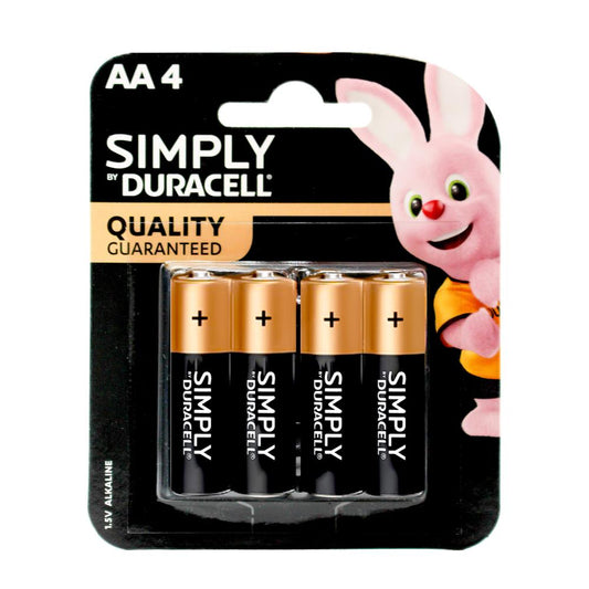 Duracell Pk4 Aa Simply Batteries
