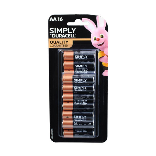 Duracell Pk16 Aa Simply Batteries