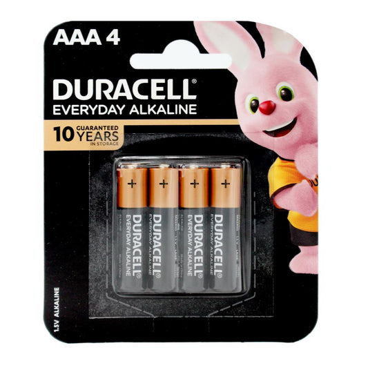 Duracell Pk4 Aaa Batteries Everyday Alkaline