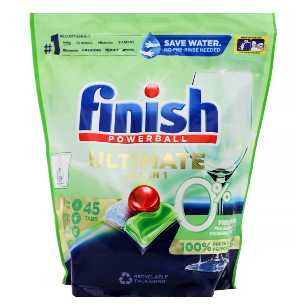 Finish Pk45 Powerball Dishwashing Tablets Ultimate All In 1