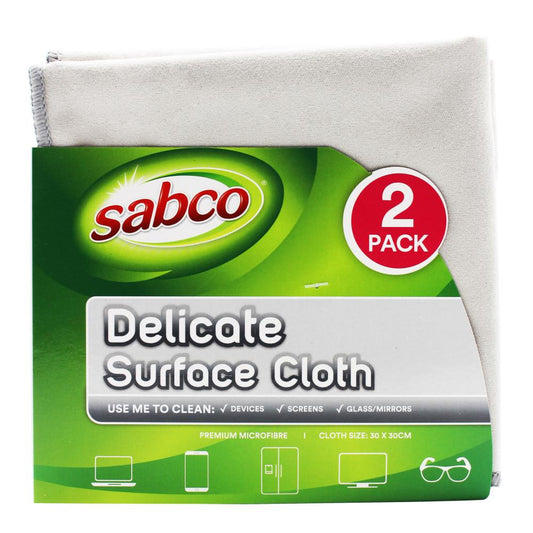 Sabco Pk2 Delicate Surface Cloth Premium Microfibre 30Cm X 30Cm