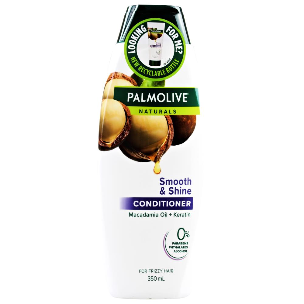 Palmolive 350Ml Conditioner Smooth & Shine Macadamia Oil + Keratin