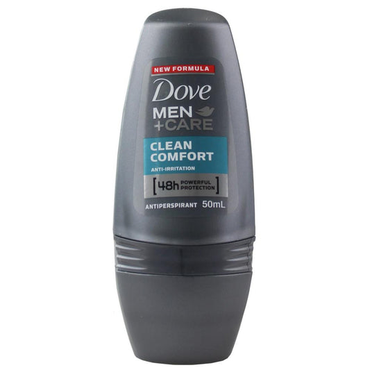 Dove 50Ml Deodorant Roll On Mens Clean Comfort