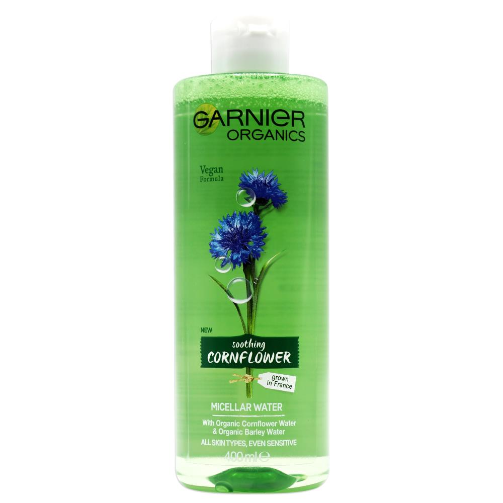 Garnier 400Ml Organics Micellar Water Soothing Cornflower