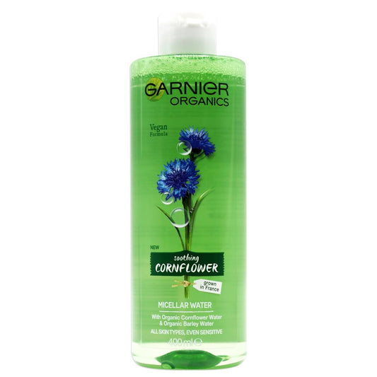 Garnier 400Ml Organics Micellar Water Soothing Cornflower