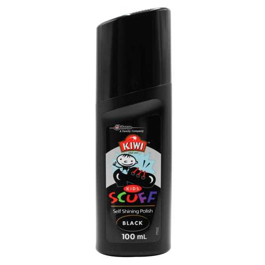 Kiwi 100Ml Scuff Kids Self Shining Polish Black