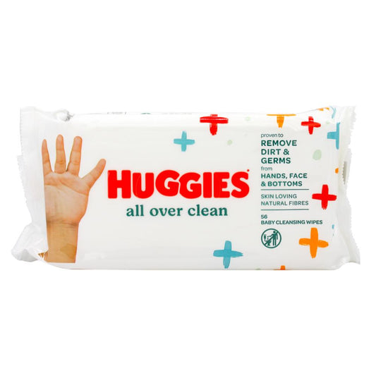Huggies Pk56 Baby Cleansing Wipes All Over Clean
