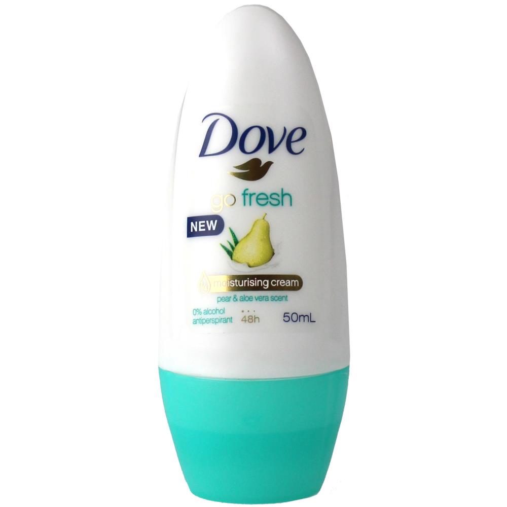 Dove 50Ml Deodorant Roll On Go Fresh Pear & Aloe Vera